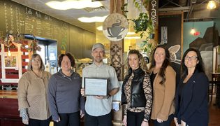 Cold Spring Area Chamber Recognizes Cold Press Cafe as a Chamber Member