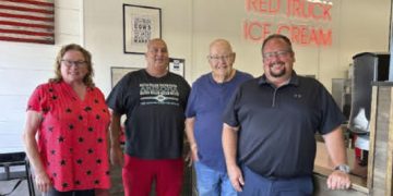 The Cold Spring EDA Visits Red Truck Ice Cream