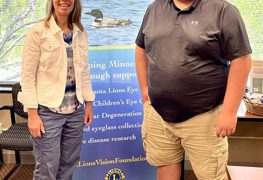 Local Lion on the MN Lions Vision Foundation Board
