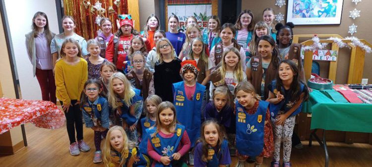ROCORI Area Girl Scouts Do Some Caroling at Benedictine Living Community of Cold Spring