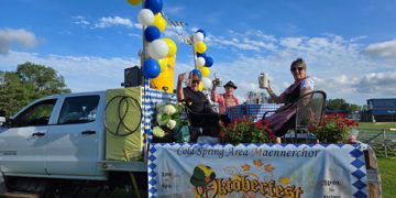 Cold Spring Area  Maennerchor Launches Oktoberfest with  Colorful Parade Float