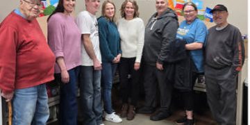 EDA Visits ROCORI Area Food Shelf